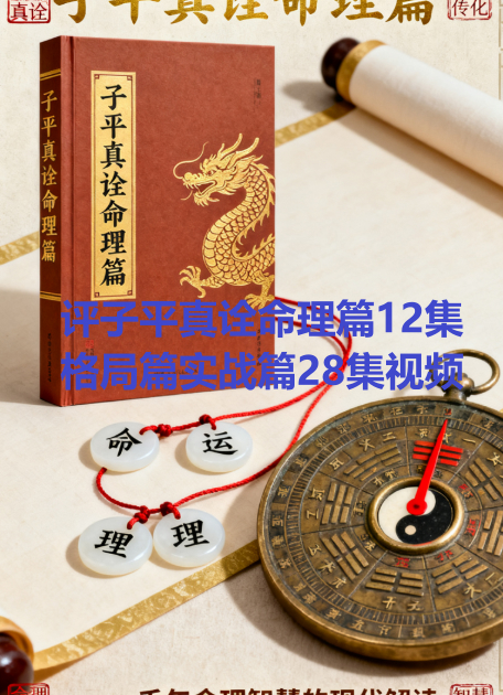251067王释缘评子平真诠命理篇12集+格局篇实战篇28集视频合集Y插图 251067王释缘评子平真诠命理篇12集+格局篇实战篇28集视频合集Y插图