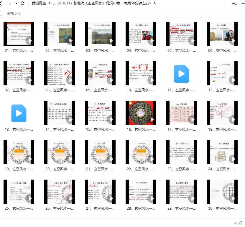 张北海《玄空风水》视频40集，每集50分钟左右Y插图