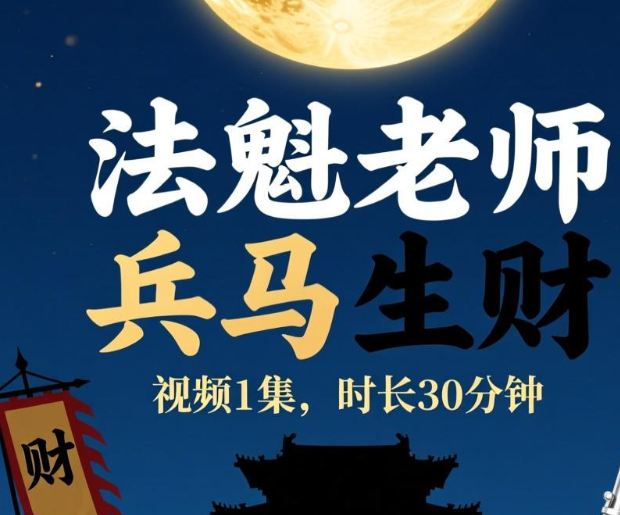 2510162法魁兵马生财视频1集,时长30分钟Y插图 2510162法魁兵马生财视频1集,时长30分钟Y插图