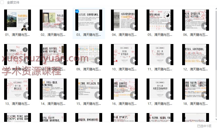 2509269 晟峰说易的《滴天髓与五行生克高级课程》30集视频Y插图 2509269 晟峰说易的《滴天髓与五行生克高级课程》30集视频Y插图