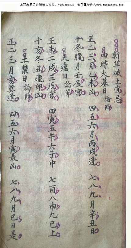 2510240古籍择日《钞选万年通书》126页Y插图1 2510240古籍择日《钞选万年通书》126页Y插图1