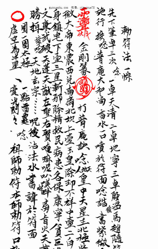 《先天普庵南泉启教》普庵派法本30p插图1