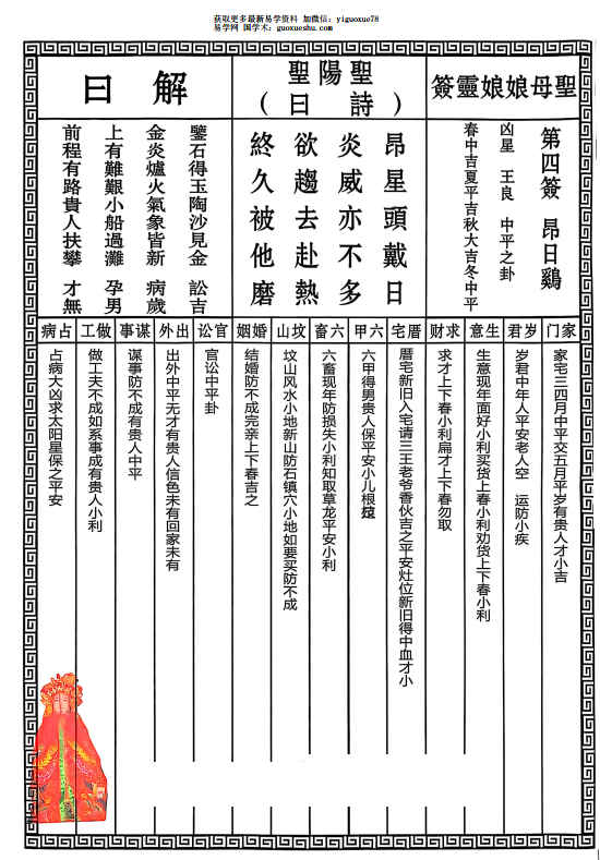 2512212《圣母娘娘灵签》30页插图1