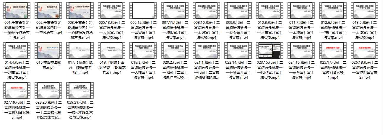 2512215和融十二宫调病强身法九期27集插图