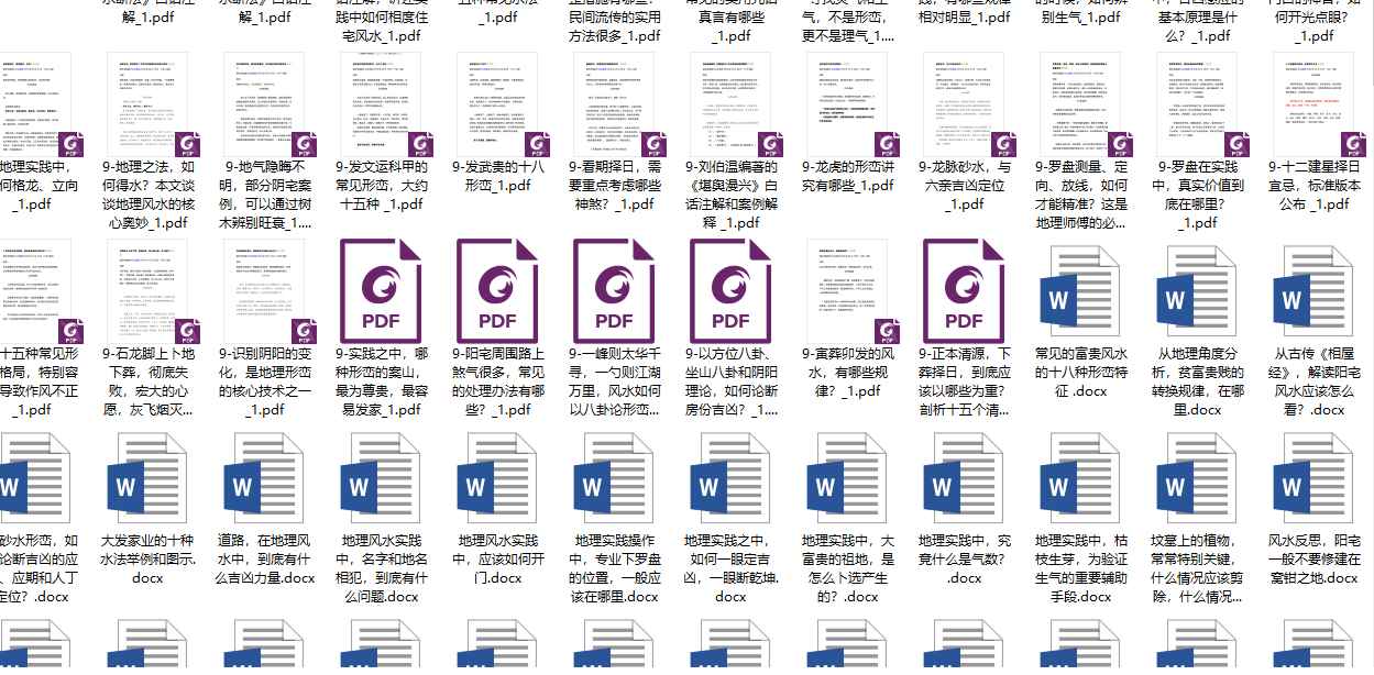 2512237【合集】【珍藏】陈益峰文章付费文章、陈益峰行山地理、寻龙点穴101篇PDF文档大合集Y插图