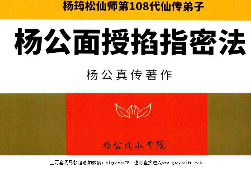 2512241杨家璇《杨公面授掐指密法》201页Y插图