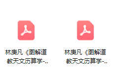 2512250 林庚凡《图解道教天文历算学-紫微斗数》上册+下册插图