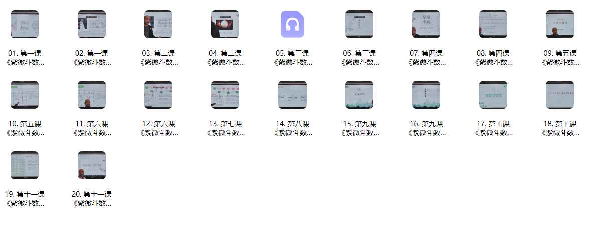 2512290 算乎国学 李双林团队 第四届弟子研修班 张念《紫微斗数》20集插图 2512290 算乎国学 李双林团队 第四届弟子研修班 张念《紫微斗数》20集插图