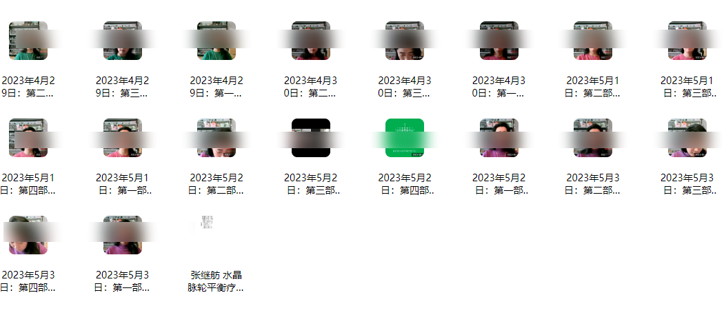 2512299 张继舫5天水晶脉轮平衡疗愈师课程 18集视频Y插图