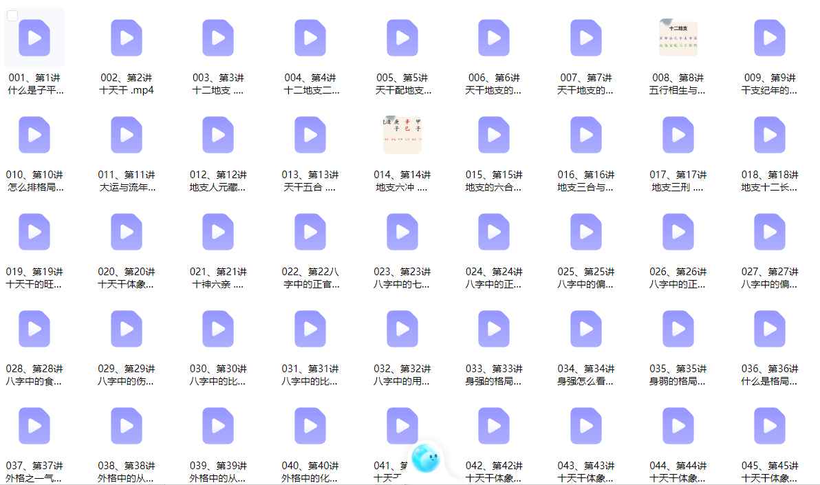 2512333 张炳阳《八字基础+中级系列课+案例》176集插图