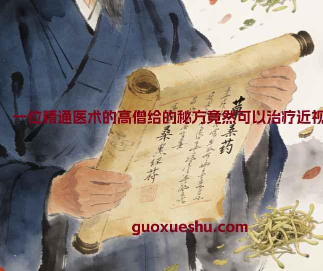 一位精通医术的高僧给的秘方竟然可以治疗近视,太神奇了插图 一位精通医术的高僧给的秘方竟然可以治疗近视,太神奇了插图