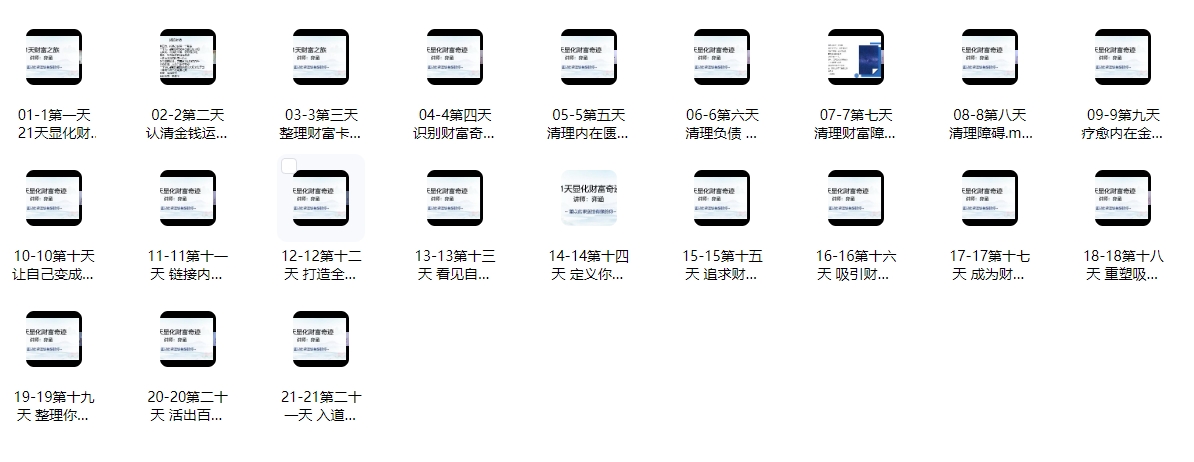 260164 【如是禅说讲堂】第二期 21天显化财富奇迹插图