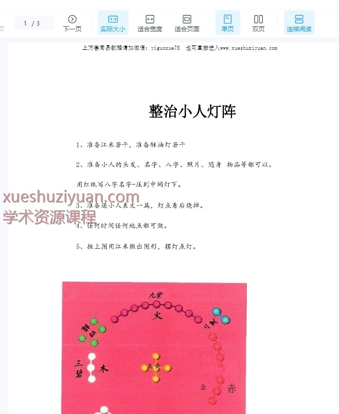 整治小人灯阵法本PDF文档3页Y插图 整治小人灯阵法本PDF文档3页Y插图