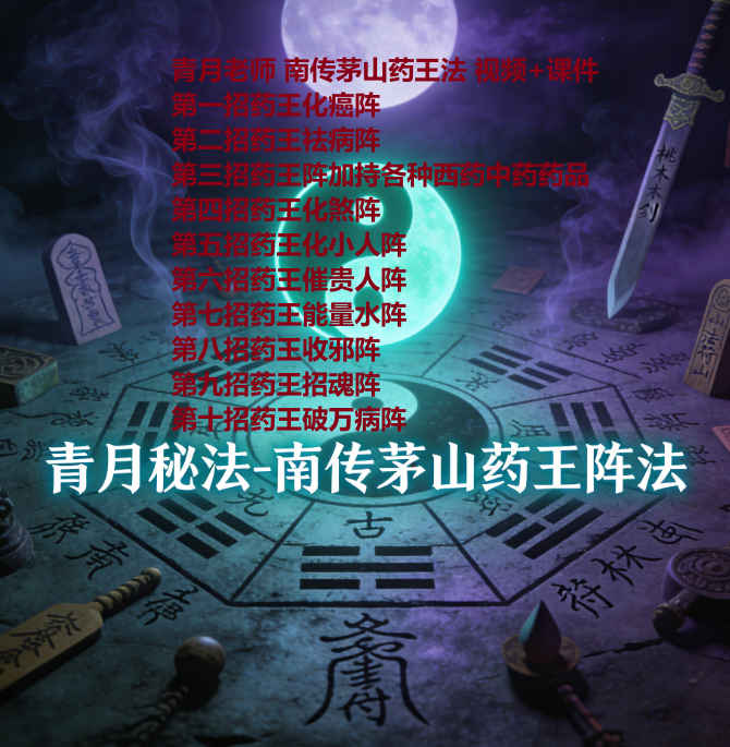 260433 青月秘法-南传茅山药王阵法插图