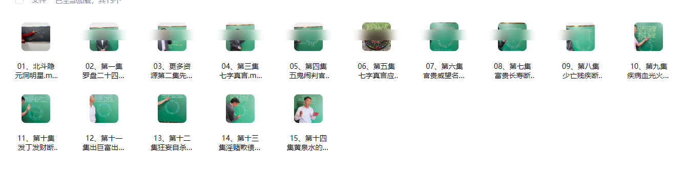 260456 周红光《河洛风水点衍》15集视频插图