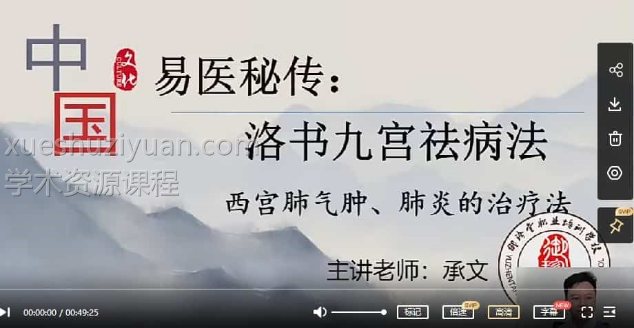 承文老师易医秘传：洛书九宫祛病法 二期 8集插图