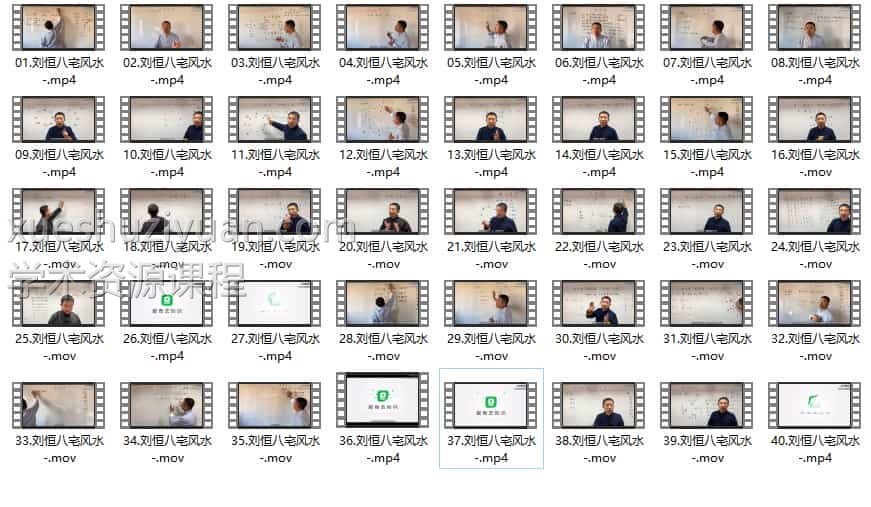 刘恒-八宅风水40集视频全插图1 刘恒-八宅风水40集视频全插图1