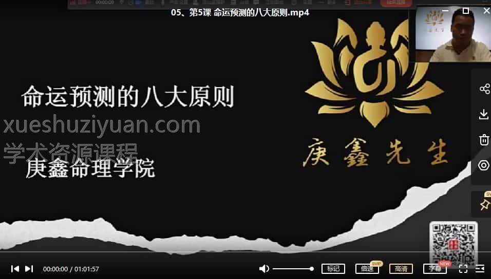 吕文艺弟子庚鑫老师八字命理精讲班课程37集+八字实战分析案例集锦75集插图1 吕文艺弟子庚鑫老师八字命理精讲班课程37集+八字实战分析案例集锦75集插图1