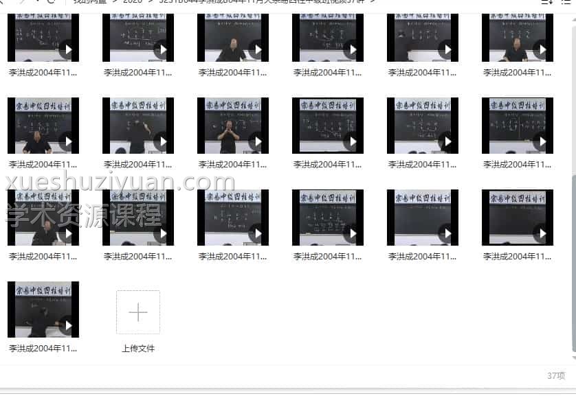 李洪成2004年11月大宗易四柱中级班视频37讲插图1 李洪成2004年11月大宗易四柱中级班视频37讲插图1