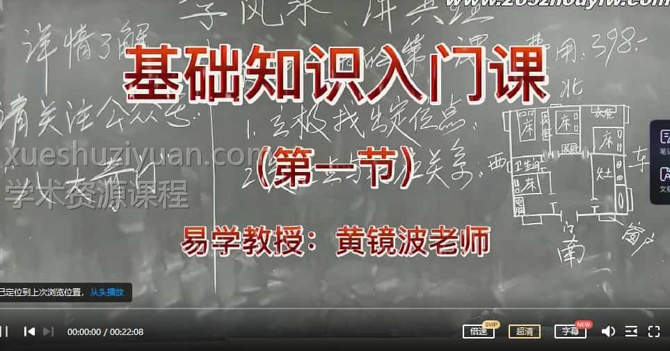 黄镜波风水视频弟子班提升班6集视频百度盘下载插图