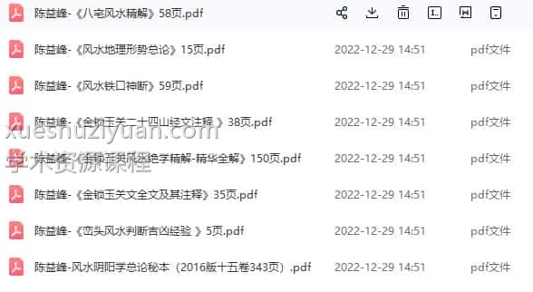 陈益峰-大全集风水精华全解绝学资料插图1 陈益峰-大全集风水精华全解绝学资料插图1
