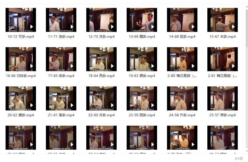 王亭之 周易集注 中州学派汉易课程视频81集合集插图 王亭之 周易集注 中州学派汉易课程视频81集合集插图