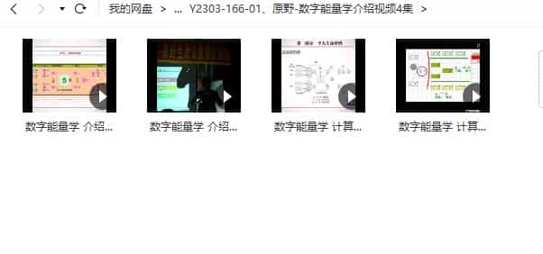 原野 数字能量学介绍视频4集插图1 原野 数字能量学介绍视频4集插图1