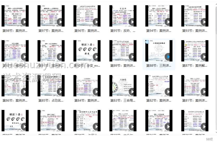 易小生 增删卜易  易小生增删卜易课程98集视频插图1