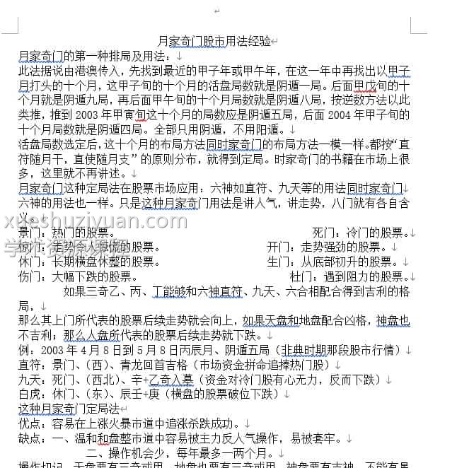 王建国奇门与股票+月家奇门股市用法经验插图 王建国奇门与股票+月家奇门股市用法经验插图