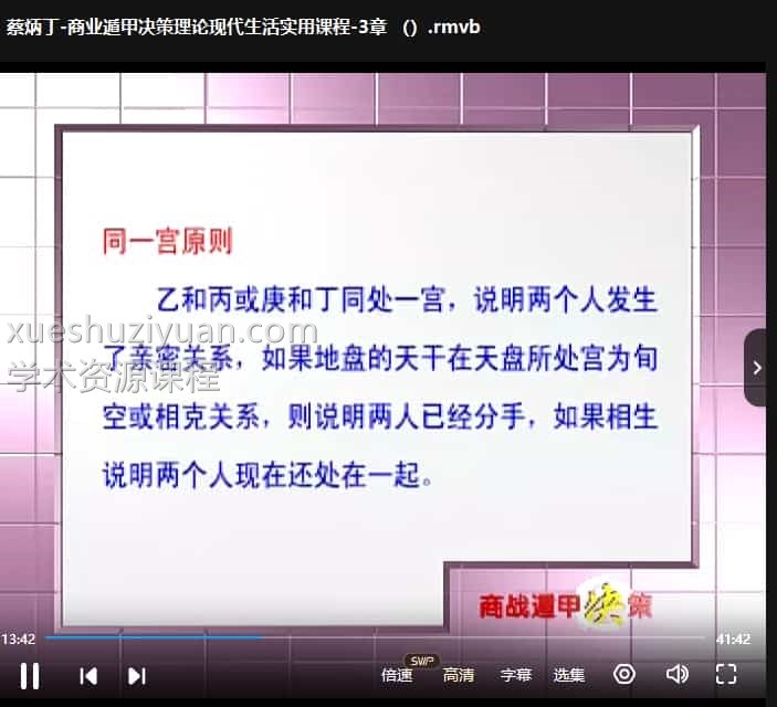 蔡炳丁 现代生活实用课程 17集课程插图 蔡炳丁 现代生活实用课程 17集课程插图