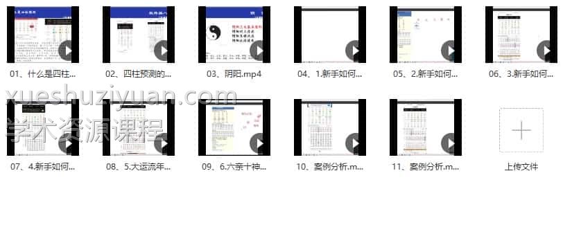 八字案例直播课 11集视频课程插图1