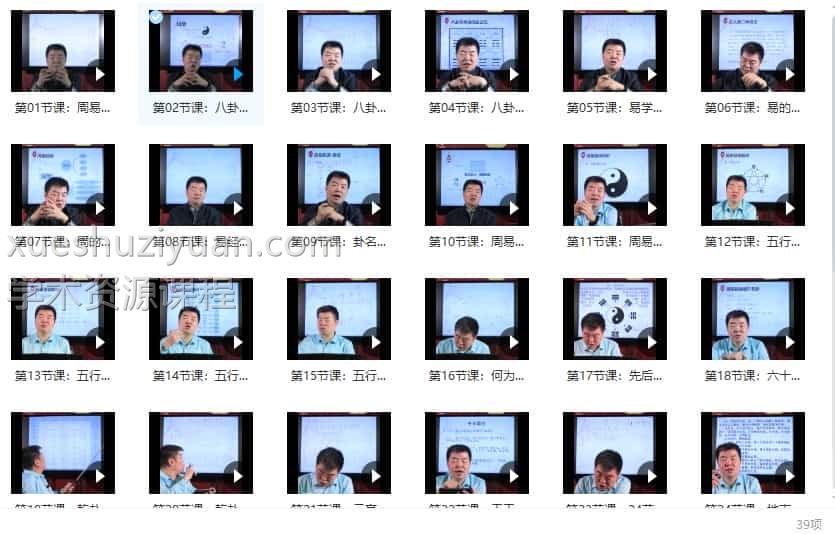 弘易梅花易数39集视频高清课程插图 弘易梅花易数39集视频高清课程插图