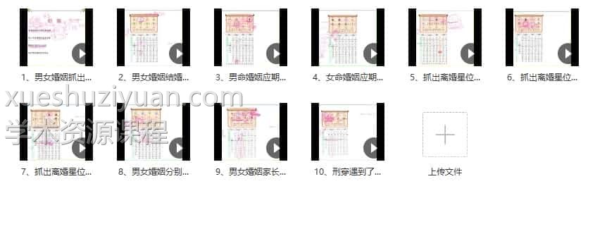 金镖门于诚老师专论婚姻+结婚流年+离婚流年(读取婚姻家长里短)高清10集视频插图2 金镖门于诚老师专论婚姻+结婚流年+离婚流年(读取婚姻家长里短)高清10集视频插图2