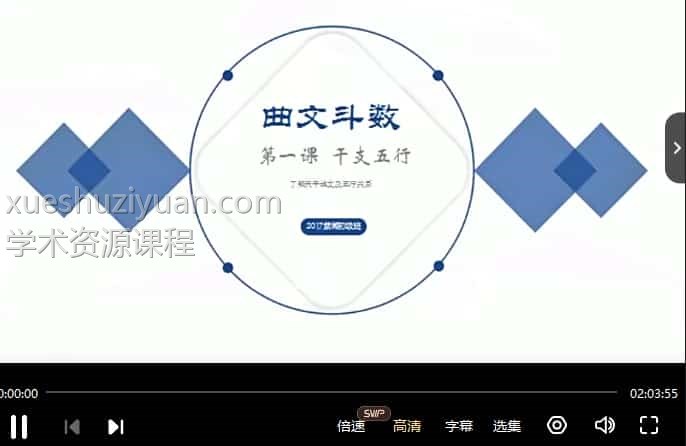 曲文紫微 曲文紫薇斗数初阶课程视频17集 百度网盘下载插图 曲文紫微 曲文紫薇斗数初阶课程视频17集 百度网盘下载插图
