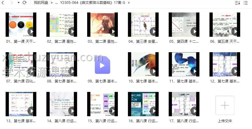 曲文紫微 曲文紫薇斗数初阶课程视频17集 百度网盘下载插图1 曲文紫微 曲文紫薇斗数初阶课程视频17集 百度网盘下载插图1