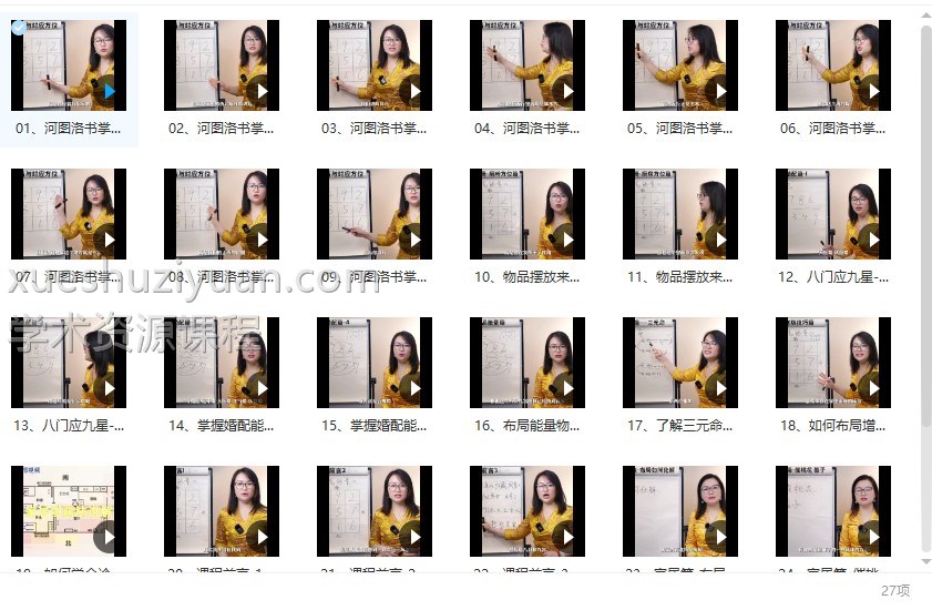 环境能量学 课程视频27集，不错的居家风水课程，包含多种风水理论插图1