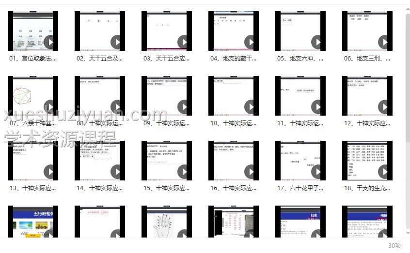 子非老师传统四柱预测传统直播回放课30集插图1 子非老师传统四柱预测传统直播回放课30集插图1