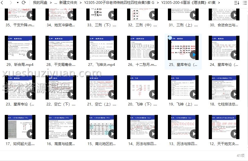 子非老师传统四柱盲派《理法篇》41集插图1