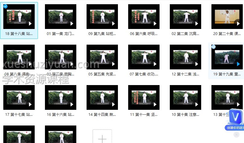 龙门天成《全真龙门派站桩养生功》20集插图 龙门天成《全真龙门派站桩养生功》20集插图