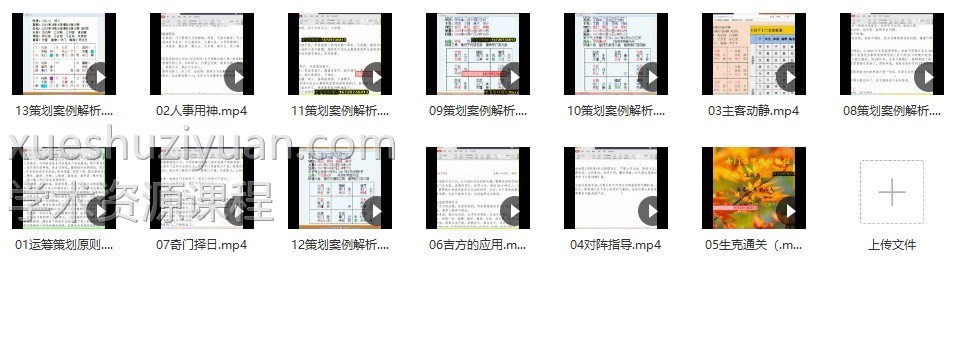 易宇山人王兴兵奇门运筹策划13集视频插图