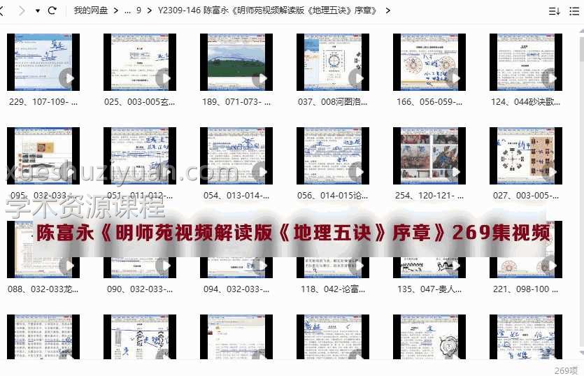 陈富永《明师苑视频解读版《地理五诀》序章》269集视频插图 陈富永《明师苑视频解读版《地理五诀》序章》269集视频插图