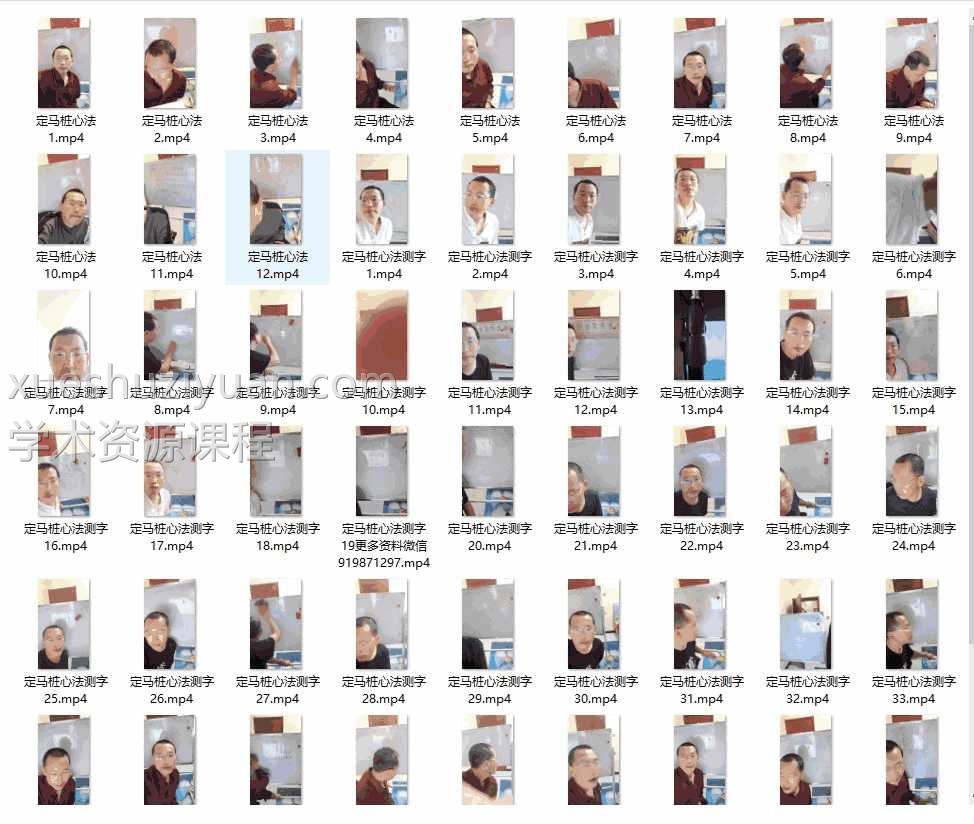 定马桩测字62集 定马桩相法系列课程插图 定马桩测字62集 定马桩相法系列课程插图