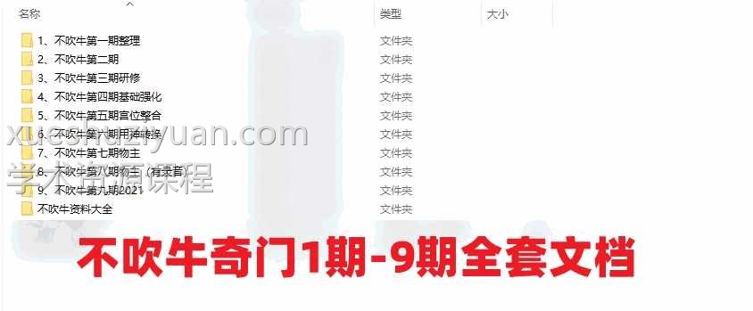 不吹牛奇门1期-9期全套文档插图