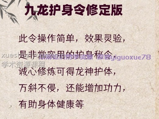 九龙护身令 修定版插图 九龙护身令 修定版插图