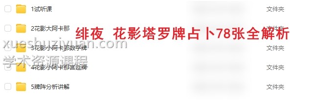 绯夜 花影塔罗牌占卜78张全解析插图 绯夜 花影塔罗牌占卜78张全解析插图