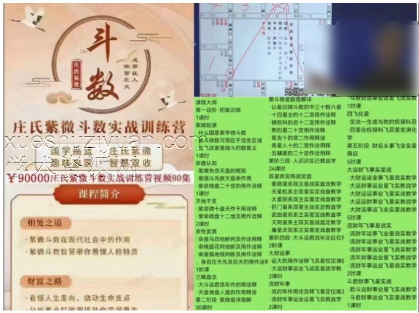最新齐全版本 庄明正 庄氏紫微斗数实战训练营80集插图 最新齐全版本 庄明正 庄氏紫微斗数实战训练营80集插图