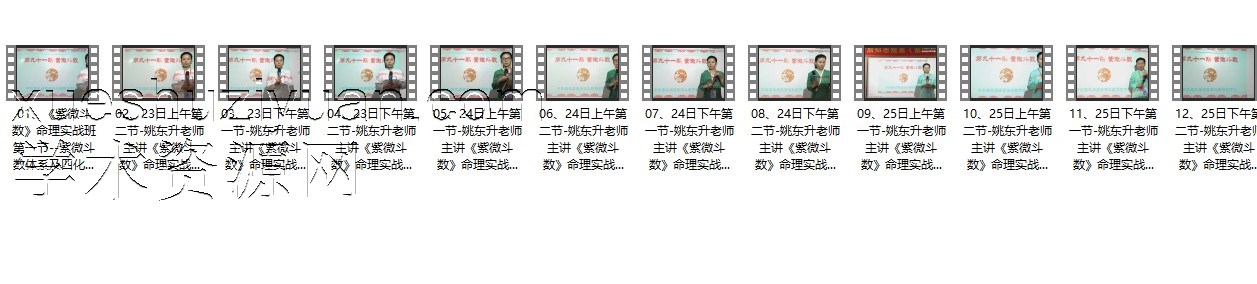 91期-姚东升老师主讲《紫微斗数》命理实战班-12集插图 91期-姚东升老师主讲《紫微斗数》命理实战班-12集插图