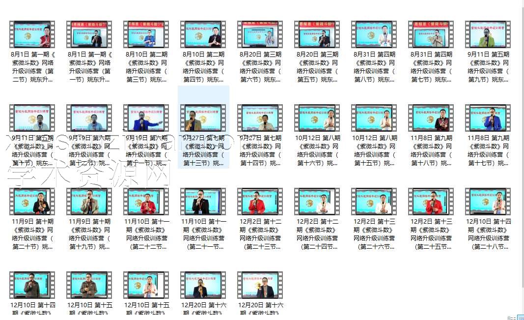 姚东升紫微斗数提升训练营 32集插图 姚东升紫微斗数提升训练营 32集插图