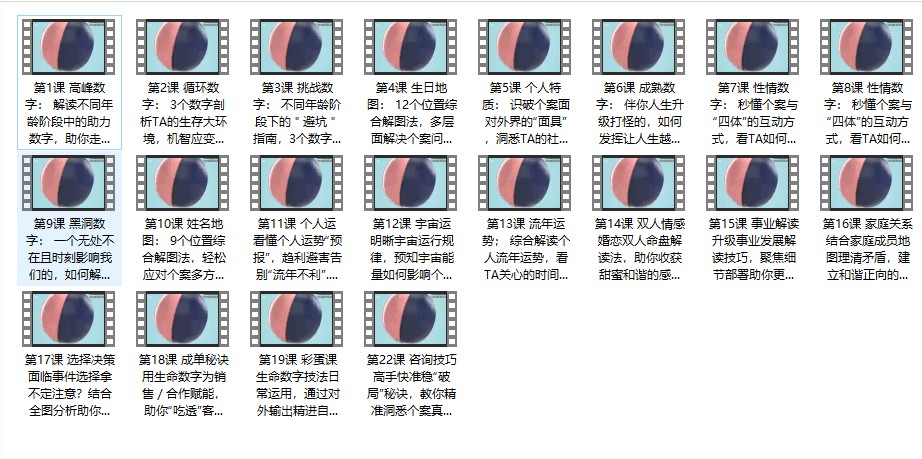 数字心理解读师中级班:解盘进阶 生命数字生日篇破译,解读4个大运助TA少走弯路插图 数字心理解读师中级班:解盘进阶 生命数字生日篇破译,解读4个大运助TA少走弯路插图