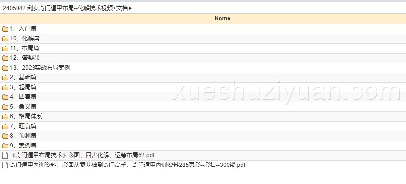 利贞奇门遁甲布局–化解技术视频+文档插图 利贞奇门遁甲布局–化解技术视频+文档插图